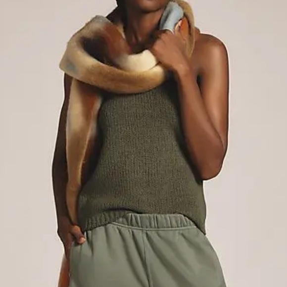 Anthropologie Flat White Tube Top Sweater - Picture 2 of 4